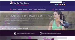 Desktop Screenshot of ontheedgefitness.com